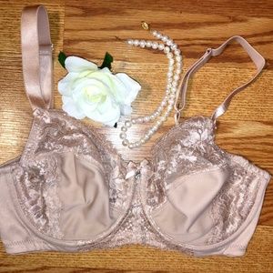 Glamorise 34D Nude lace bra